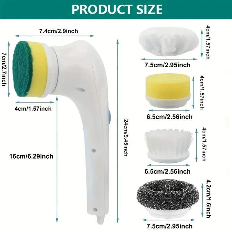 Electric Power Scrubber Kit